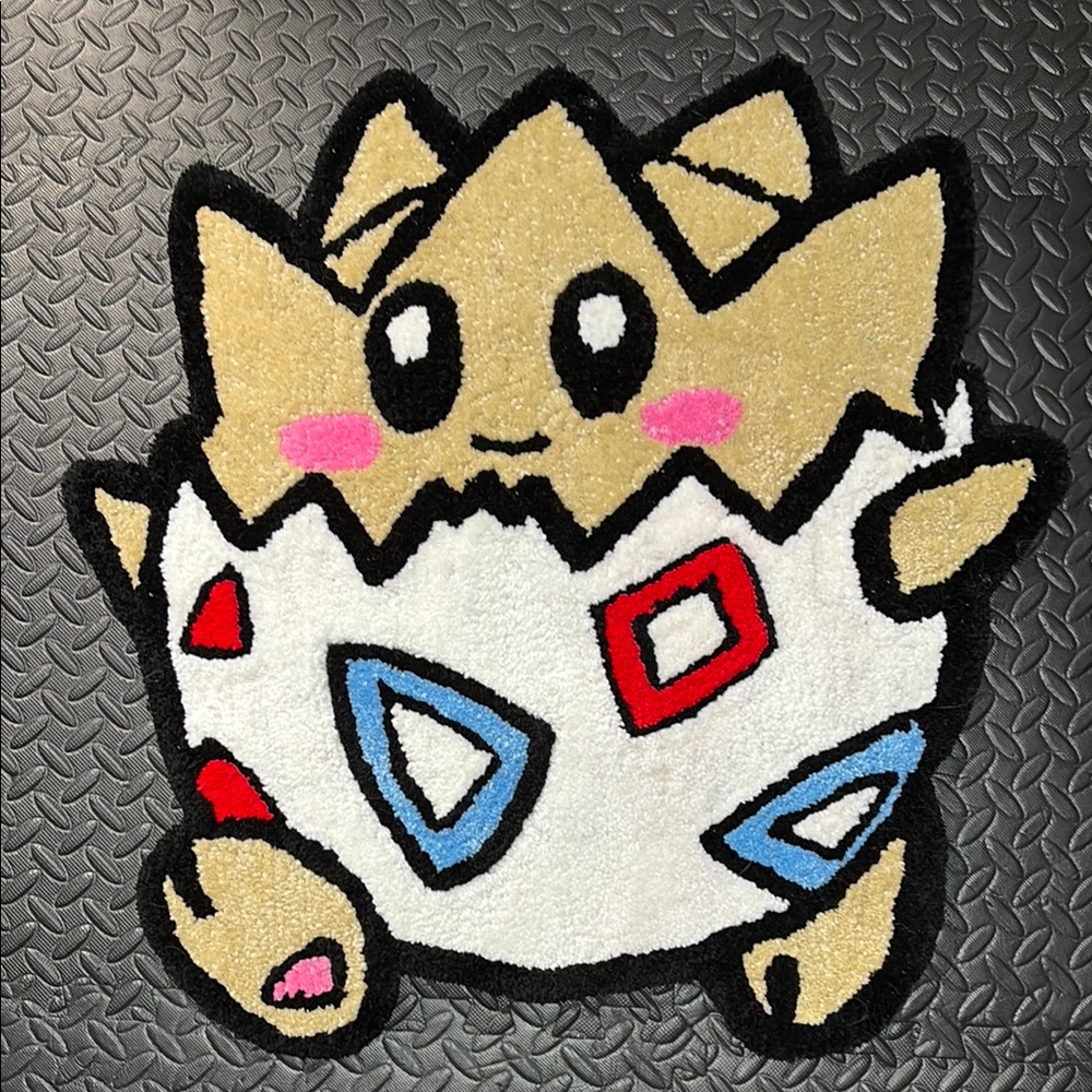 Cute Togepi Hand-Tufted Rug - BRAND NEW